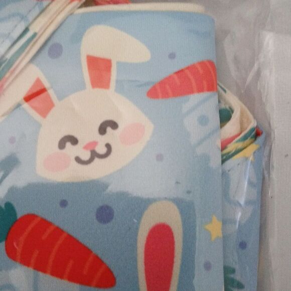 Dog Bandanas 2 Pack Reversible Pet Scarf Spring Easter Sz L up to 19" neck - Picture 2 of 7